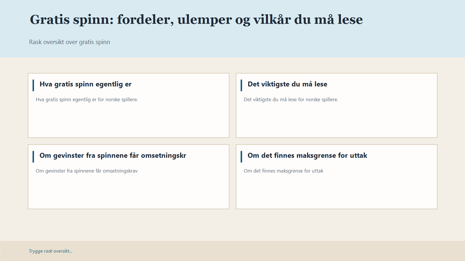Infografikk for Gratis spinn: fordeler, ulemper og vilkår du må lese